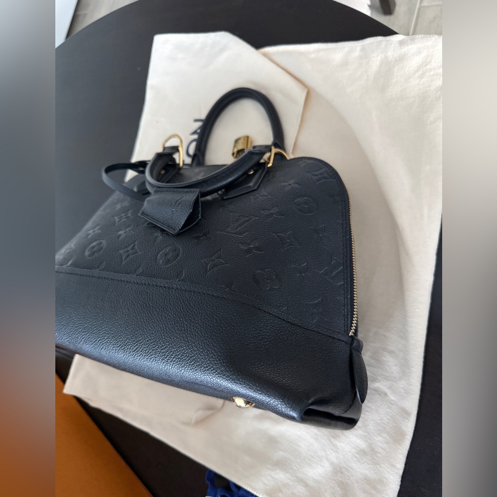 Louis Vuitton Alma PM Monogram Empreinte Leather Noir (Black) - Picture 10 of 14